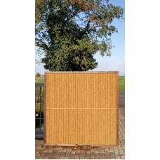 Tuinscherm kokos in houten kader 180 x 120 cm Tuinscherm kokos in houten kader 180 x 120 cm
